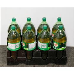 EIGHT BOTTLES OF CANADA DRY GINGER ALE