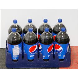 EIGHT BOTTLES OF PEPSI