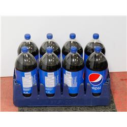 EIGHT BOTTLES OF PEPSI