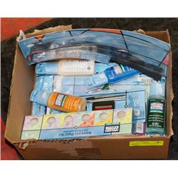 ASSORTED STAINED GLASS ART SUPPLIES