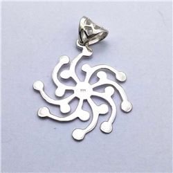 36) STERLING SILVER PENDANT