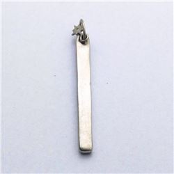 29) STERLING SILVER CUBIC ZIRCONIA PENDANT