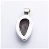Image 1 : 81) STERLING SILVER AGATE PENDANT