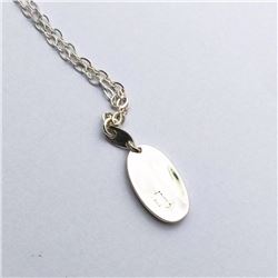 24) STERLING SILVER 2 TONE NECKLACE