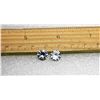 Image 1 : 13)  LOT OF 2 MATCHED ROUND WHITE