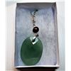 Image 1 : 5) NYGARD JADE, BROWN PEARL & CRYSTAL PENDANT