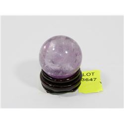 AMETHYST ORB ON STAND