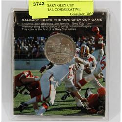 1975 CALGARY GREY CUP CENTENNIAL COMMEMORATIVE