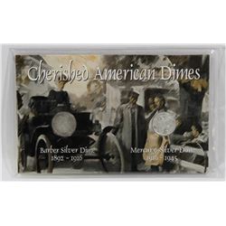 1915, 1940 SILVER DIMES