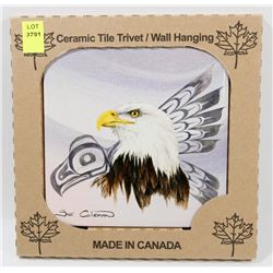MADE IN CANADA 6" X 6" CERAMIC TILE/ WALL HANGING