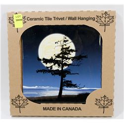 MADE IN CANADA 6" X 6" CERAMIC TILE/ WALL HANGING
