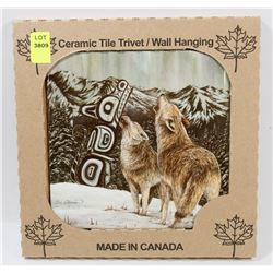 MADE IN CANADA 6" X 6" CERAMIC TILE/ WALL HANGING