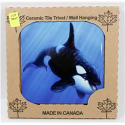 MADE IN CANADA 6" X 6" CERAMIC TILE/ WALL HANGING