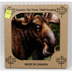 MADE IN CANADA 6" X 6" CERAMIC TILE/ WALL HANGING
