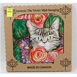 MADE IN CANADA 6" X 6" CERAMIC TILE/ WALL HANGING