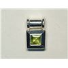 Image 1 : 9) STERLING SILVER PERIDOT PENDANT