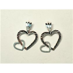 95) SET OF TWO STERLING SILVER PENDANTS