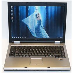 TOSHIBA TECRA WIN 7 PRO LAPTOP WITH AC ADAPTOR