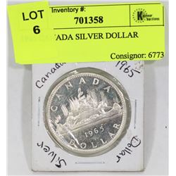 1965 CANADIAN SILVER DOLLAR