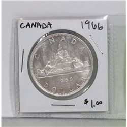 1966 CANADIAN SILVER DOLLAR
