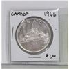 Image 1 : 1966 CANADIAN SILVER DOLLAR