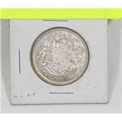 1943 CANADIAN 50 CENT COIN