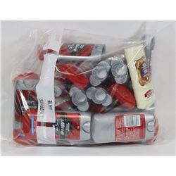 BAG OF OLD SPICE DEODORANT.