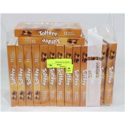 15 BOXES OF TOFFIFEES