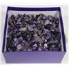 Image 1 : BOX OF POLISHED AMETHYST STONES