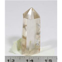 QUARTZ OBELISK WITH INCLUSIONS 3" TALL