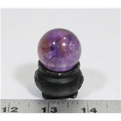 AMETHYST ORB ON STAND