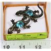 Image 1 : PAIR OF MATCHING LIZARD BROACHES