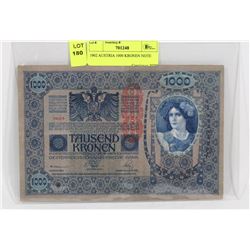 1902 AUSTRIA 1000 KRONEN NOTE