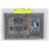 Image 1 : 1902 AUSTRIA 1000 KRONEN NOTE