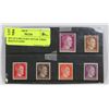 Image 1 : SET OF 6 MILITARY HITLER THIRD REICH STAMPS