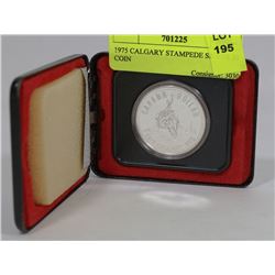 1975 CANADIAN CALGARY STAMPEDE SILVER $1 COIN