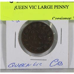 1884 QUEEN VIC LARGE PENNY
