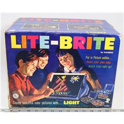 VINTAGE LITE-BRITE WITH ORIGINAL BOX.