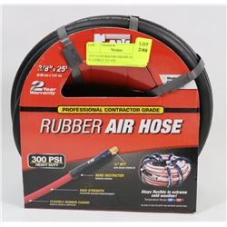 25FT CONTRATOR GRADE AIRHOSE, FLEXIBLE TO -40C