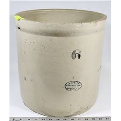 VINTAGE CROCK 6 GALLON