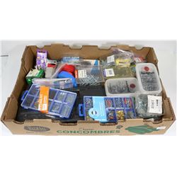 LARGE FLAT OF NEW HARDWARE, SORTING