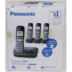 PANASONIC 4 HANDSET CORDLESS ANSWERING
