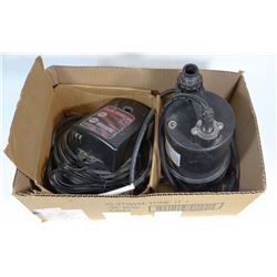 BOX W/BUR CAM 1/4 HP SUMP PUMP WITH