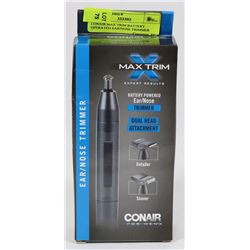 CONAIR MAX TRIM BATTERY OPERATED EAR/NOSE TRIMMER