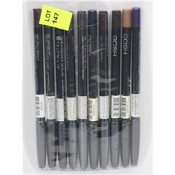 BAG OF 10 GOSH VELVET TOUCH EYE LINERS MIXED SHADE