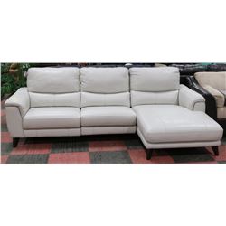 NEW OFF WHITE GENUINE LEATHER ELECTRIC