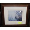 Image 1 : BATEMAN BLUE HERON PRINT 14"X16".