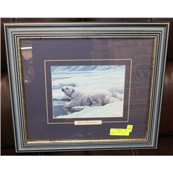 BATEMAN POLAR BEAR PRINT 14"X16".