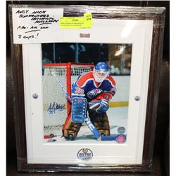 ANDY MOOG GUARANTEED AUTHENTIC AUTOGRAPH