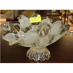 BOHEMIA CZECHOSLOVAKIA ART GLASS BOWL.